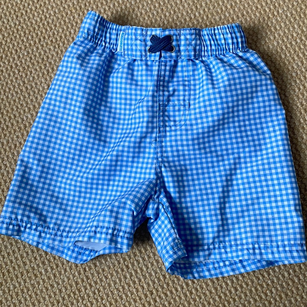 Gingham swim trunks - Picture 1 of 3